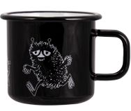 Muurla Design 1701-037-03 Mug Noir, Blanc Email 0.37L