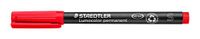 STAEDTLER Lumocolor 313 Permanente stiften – rood, 10-pack, 0,4 mm