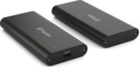 Fantec DB-R35DUE externe harde schijf (8,89 cm / 3,5 inch, SATA, HDD, USB 2.0, eSATA, RAID) zwart 2TB (2x 1TB Kit) zwart