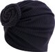 Head Wrap - Chemo Muts - Hoofdbeschermer - Haarverlies - Warme Tulband - Slaapmuts - Zwart - van Heble®
