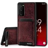 SURAZO Premium Echt Leren Achterhoes voor Samsung Galaxy S20 FE 5G