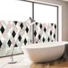 Ambiance Sticker Privacy raamfolie - Chic Diamond XL - 40x200cm