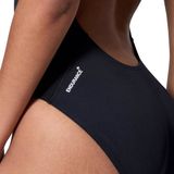 Speedo Dames Badpak Endurance+ Logo Thin Strap Zwart/Wit