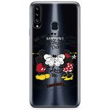 ERT GROUP mobiel telefoonhoesje voor Samsung A20S origineel en officieel erkend Disney patroon Mickey & Minnie 005