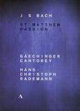 Outhere Accentus Music Gaechinger Cantorey, Hans-Christoph Rademann - St. Matthew Passion Bwv 244 (2 DVD)