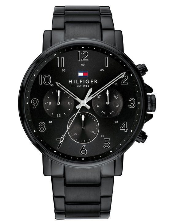 Tommy Hilfiger TH1710383 Heren Horloge 44 mm - Zwart