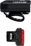 Lezyne Fusion Drive 500+ / Zecto Drive 200+ Lichtset Zilver 500 / 200 Lumens