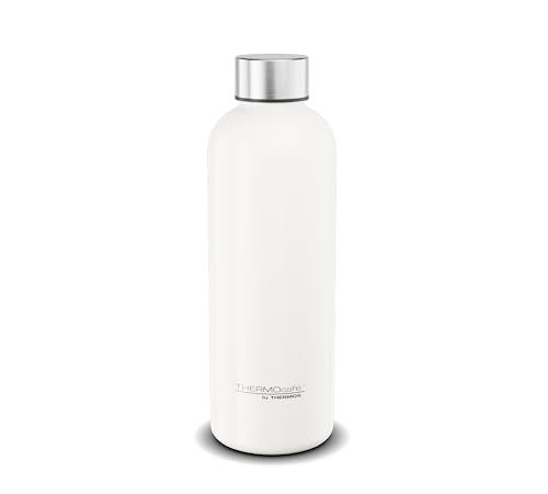 THERMOcafé by THERMOS TC DAILY BOTTLE Thermosfles van roestvrij staal, koolzuurbestendig, 6 uur warm en 12 uur koud, absoluut dicht, voor school, onderweg en kantoor