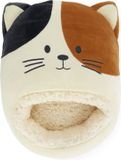 Balvi Voetenwarmer Kat Poes Kitty Wit Bruin One Size