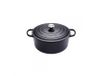Le Creuset Signature Braadpan - 20cm - Zwart - Rond