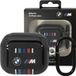 BMW M-Line Colored Lines Étui pour AirPods - Convient pour Apple AirPods 3 - Noir