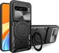 Techsuit Hoesje geschikt voor Google Pixel 9 / 9 Pro - CamGuard Pro Back Cover - Zwart