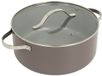 Feel Maestro Pan MR-4009-24 Ronde Aluminium Sauteerpan met Deksel - 24 cm - Grijs