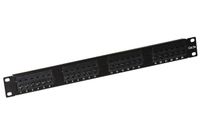 LINK Patchpaneel 24 deuren 19 inch Utp categorie 5E klemlijst type 110 dc
