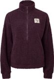 Pieces Pckatty Teddy High Neck Half Zip Jacket Plu Perfect | Violet | Taille : M