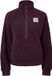 Pieces Pckatty Teddy High Neck Half Zip Jacket Plu Perfect | Violet | Taille : M