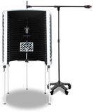 Imperative Acoustics Portable Vocal Booth with Overhead Mic Stand, White
