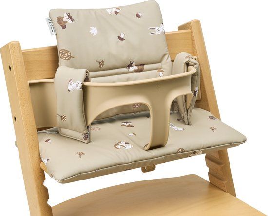 Meyco Baby Forest Animals stoelverkleiner meegroei - sand