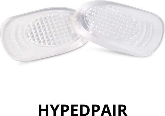 Antislip Hielkussens - Gel Heel Pads - Maat 35-40 - Transparant - 1 paar