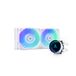 Chieftec ICEBERG 240-RGB-W Refroidisseur liquide tout-en-un Blanc