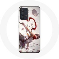 Maniacase Samsung Galaxy A13 5G Hoesje Mikasa Ackerman Aanval van de Titanen Manga