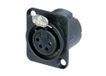Neutrik NC4FD-LX-B XLR connecteur de câble noir