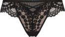 Hunkemöller Daisy string Dames Onderbroek - Zwart - Maat XL