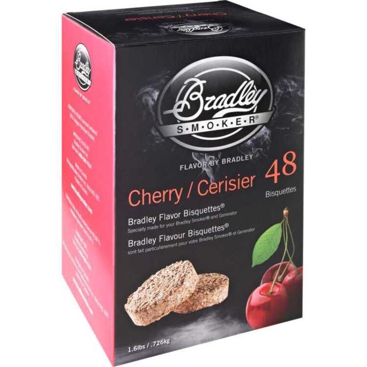 Bradley Cherry Wood Briketten rookhout - 48 stuks