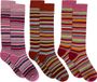 normani 3 paar thermokniekousen voor enfants roze/rood/felroze maat 35-38