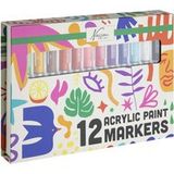 Nassau Fine Art Acrylic Paint Markers 12 Stuks