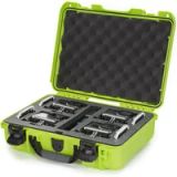 Nanuk 910 Case with Foam insert for 4 GoPro Hero 9 and 10 - Lime