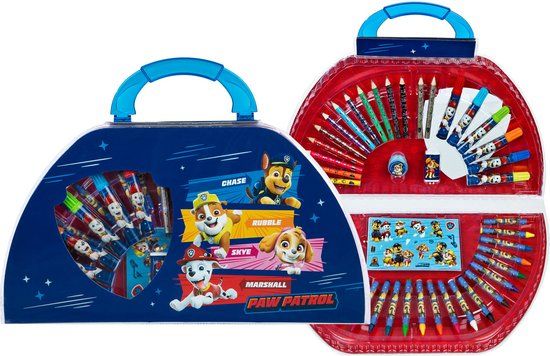 Paw Patrol Kleurkoffer 51-delig