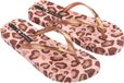 Ipanema Animal Print Beige Gold Dames Slippers - Maat 37