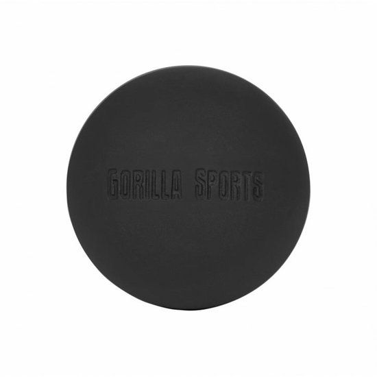Gorilla Sports Massagebal - Triggerpoint Bal - Fitness - Zwart