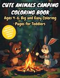 Cute Animals Camping Coloring Book