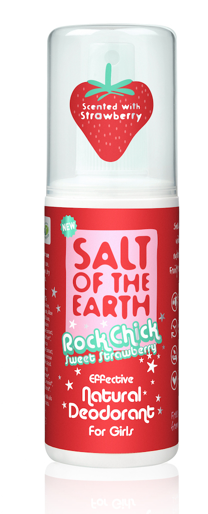 Salt of the Earth Salt-Of-The-Earth - Natural Deodorant Spray Rock Chick Sweet Strawberry ( Natura l Deodorant) 100 ml - 100ml