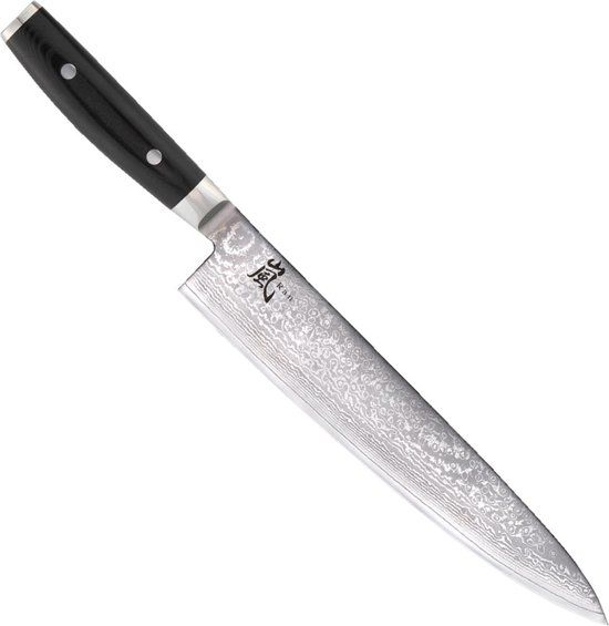 Yaxell Ran Koksmes 24cm - VG10 Staal, 69-Lagen Damast, Canvas-Micarta Heft