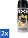 Ax Antitranspirant Spray Gold, 150 ml - Emballage avantage - 2 pièces