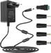 12 V voeding 2 A 24 W AC adapter wandlader AC 100-240 V - caméras CCTV - haut-parleurs BT - routeurs