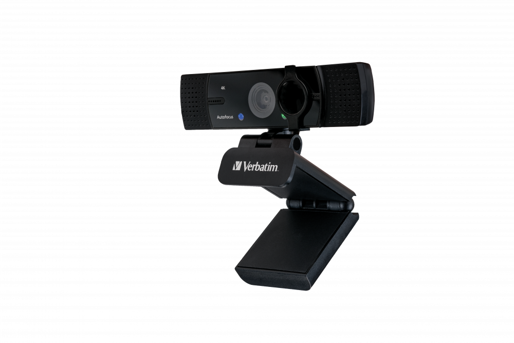 Verbatim 49580 Webcam - Zwart - 4K - USB 2.0