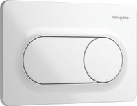 Hansgrohe iFrame Original S drukplaat voor dual flush wit
