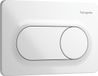 Hansgrohe iFrame Original S drukplaat voor dual flush wit