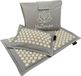 YoZenga Premium Spijkermat Graceful Grey met Lotus Spikes | Acupressuur Mat met Kokosvezel Vulling & Boekweitkussen | Stressverlichting, Pijnverlichting, Yoga & Ontspanning | Inclusief Draagtas