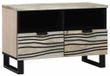 Modern meuble TV blanc avec espace de rangement 70 x 33 x 46 cm