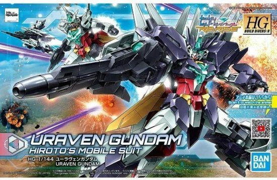 Bandai GUN59223 Uraven Gundam Model Kit - 1:144 Scale