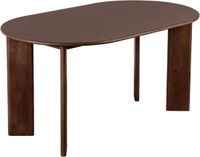 Lewis & Loft Eettafel Lila - Ovaal - 160 x 90 cm - FSC®-gecertificeerd mangohout - Brown