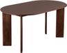 Lewis & Loft Eettafel Lila - Ovaal - 160 x 90 cm - FSC®-gecertificeerd mangohout - Brown