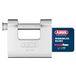 ABUS Monobloc hangslot 92/65 gl.-8511 - gelijksluitend - messing slot met stalen mantel - voor automaten, rolroosters en nog veel meer - met dikke bouten - ABUS veiligheidsniveau 7 - zilver