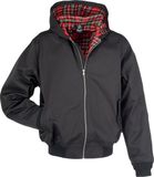 Brandit Lord Canterbury Hooded Heren Bomberjack - zwart - L