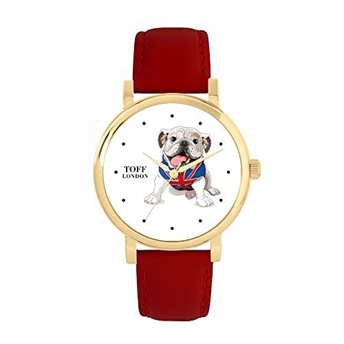 Toff London Engelse Bulldog Hondenhorloge - 5059656657019
